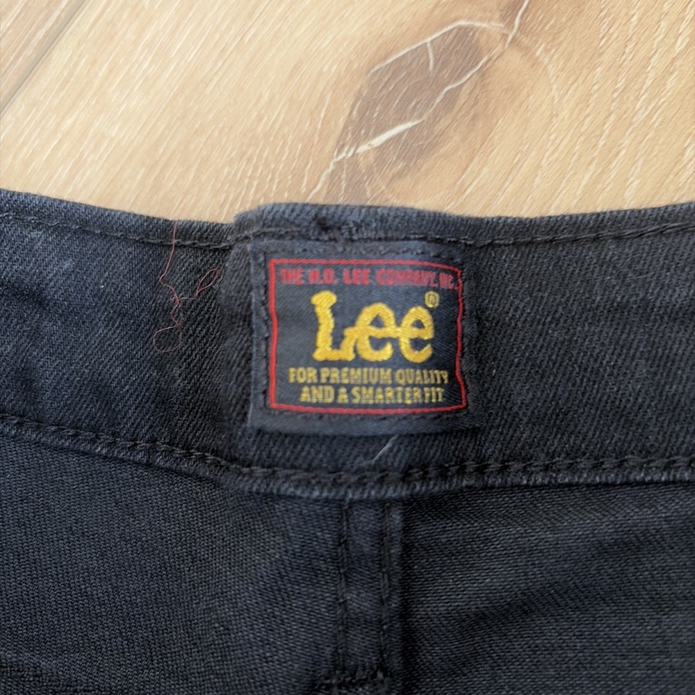 NWT Lee Legendary Style Women's Size 16 16S Short Black Flare Leg Mid Rise Jeans - Picture 3 of 11